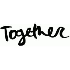 together brushed lettering