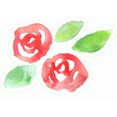 simple watercolor flowers