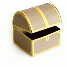 3d treasure chest box