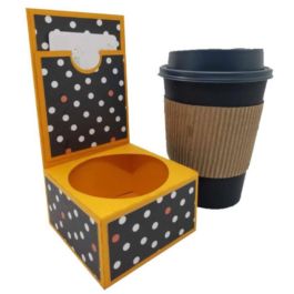 3D - Mini Coffee Cup Gift Card Holder