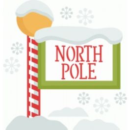 north pole sign