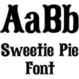 Lw Sweetie Pie Font