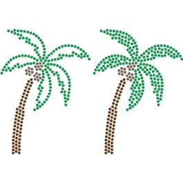 rhinestone palm tree