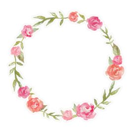 pink peony flower wreath