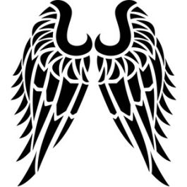 tribal angel wings