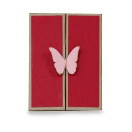 flexi vertical album - butterfly open page