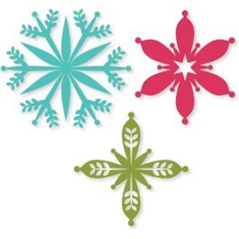 3 snowflakes