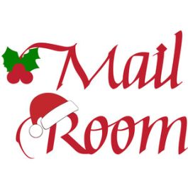 north pole mail room sign