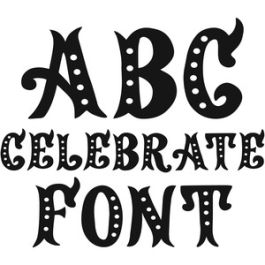 celebrate font