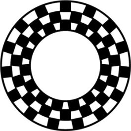 circle: checkerboard