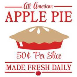 apple pie sign