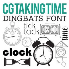 cg taking time dingbats