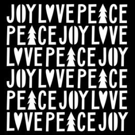 joy love peace stencil