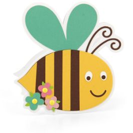 bee shaped card