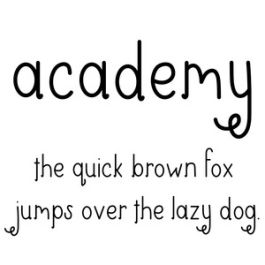 cg academy font