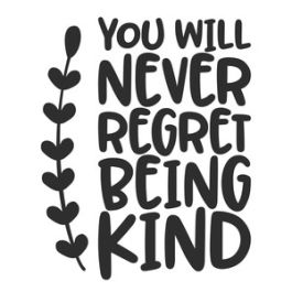 being kind