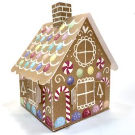 3d print and cut gingerbread house