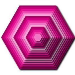 nested hexagons