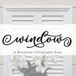 window font