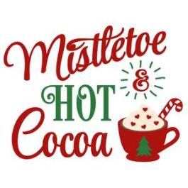 Mistletoe & Hot Cocoa Unisex Hoodie main image 1