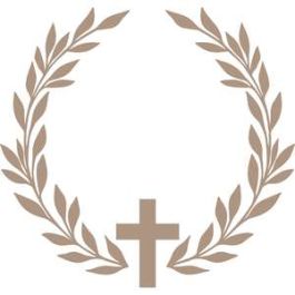 cross monogram frame