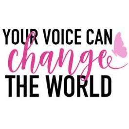 your voice can change the world