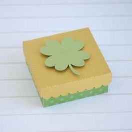 4 leaf clover treat box