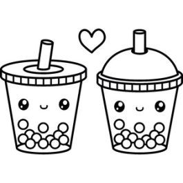 cute bubble tea