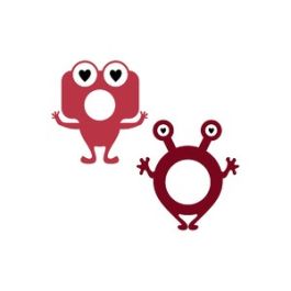 monsters monogram frame