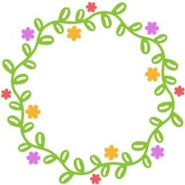 floral wreath design