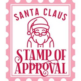 santa claus stamp of approval