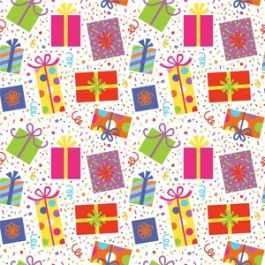 Birthday Bash Gift Packages Pattern