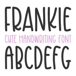 BFC Frankie Feminine Handwriting Font