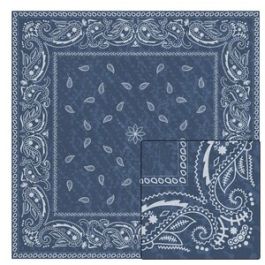 Blue Bandana - Digital Pattern - Printable Paper Background
