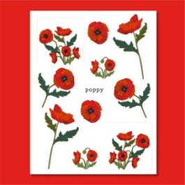 Poppy Sticker Sheet