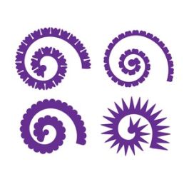 Rolled Flower, 3D Paper Flower Template