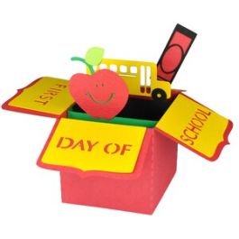 First Day of School Card in a Box