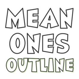 BFC Mean Ones Outline Playful Christmas Font|424261