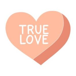 True Love Candy Heart