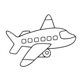 Airplane outline