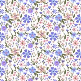 Lilac Floral Printable Pattern