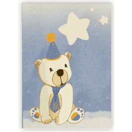 Baby Boy Polar Bear Card Cover