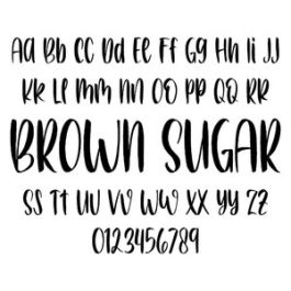 Brown Sugar Font