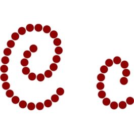 script alphabet: C