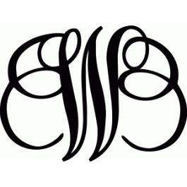 monogram letter w