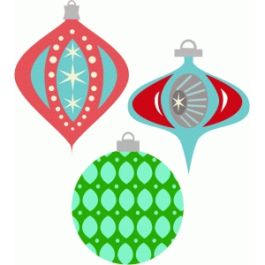 mid century ornaments