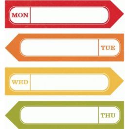 weekday labels