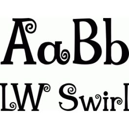 Lw Swirl Font