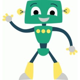 green robot