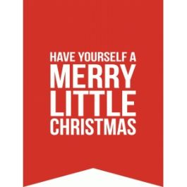 Christmas Poster Prints Have Yourself A Happy Little Christmas Quote